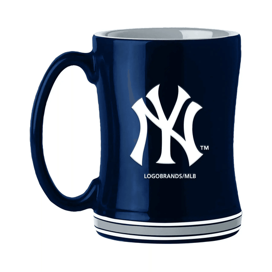  New York Yankees Sculpted Relief Coffee Mug 14oz Team Color -  ToylandEU™