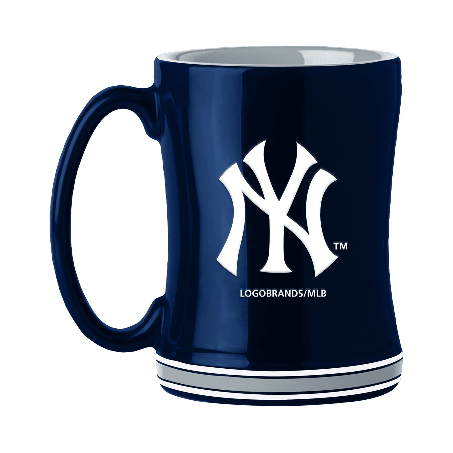 New York Yankees Sculpted Relief Coffee Mug 14oz Team Color - ToylandEU