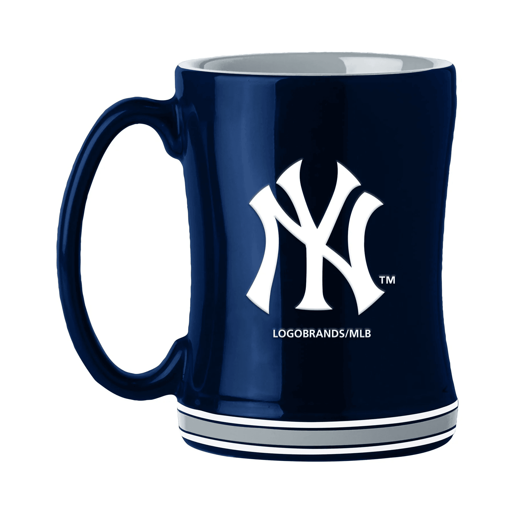 New York Yankees Sculpted Relief Coffee Mug 14oz Team Color - ToylandEU