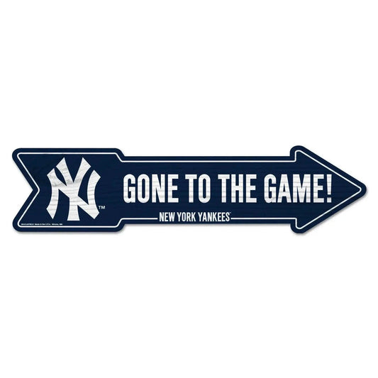  New York Yankees Wood Arrow Sign 6x24 Inches Wall Decor -  ToylandEU™