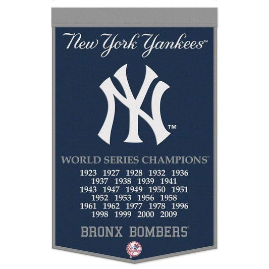  New York Yankees Wool Banner 24x38 Dynasty Champ Design -  ToylandEU™