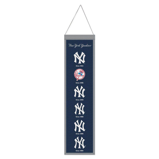 New York Yankees Wool Banner 8x32 Heritage Evolution Design - ToylandEU