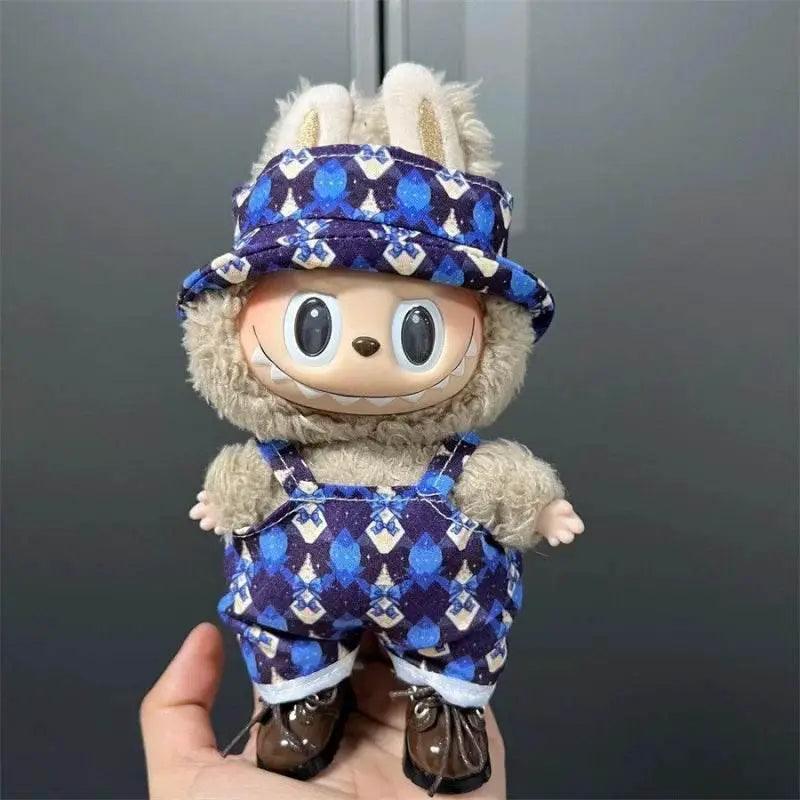  New for 17cm Labubu Dolls Clothes Set Overalls Gift -  ToylandEU™