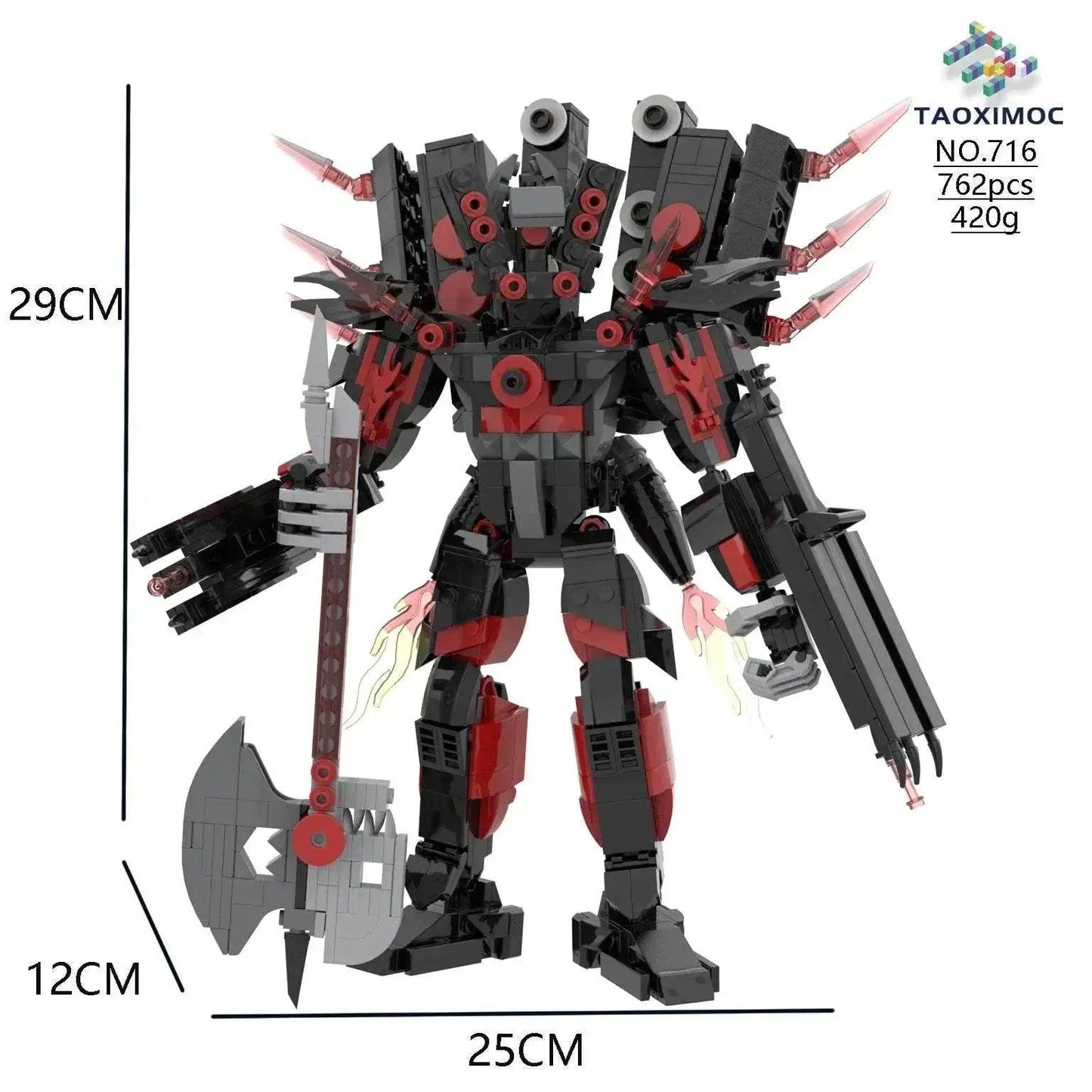  New in Skibidi Figures Toilet Man Titan Clock King Toys -  ToylandEU™