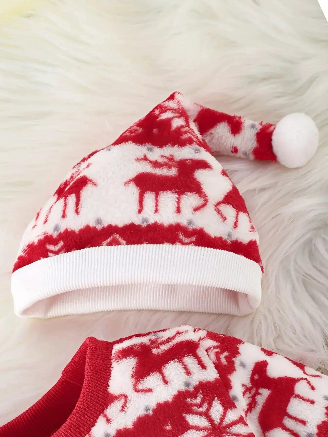  Newborn 0 To 1Y Flannel 3 Piece Set Unisex Winter -  ToylandEU™