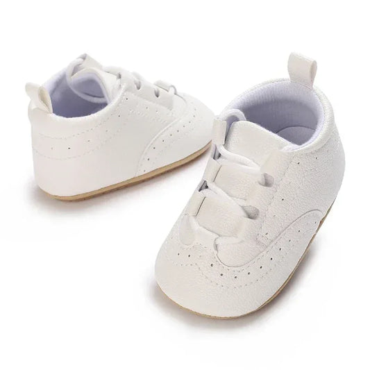 Newborn Baby Boys First Walkers Moccasin Shoes Soft Sole - ToylandEU