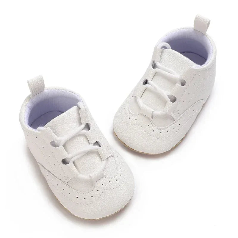 Newborn Baby Boys First Walkers Moccasin Shoes Soft Sole - ToylandEU