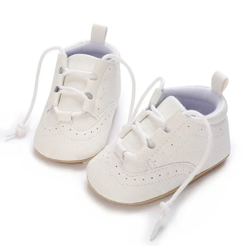 Newborn Baby Boys First Walkers Moccasin Shoes Soft Sole - ToylandEU