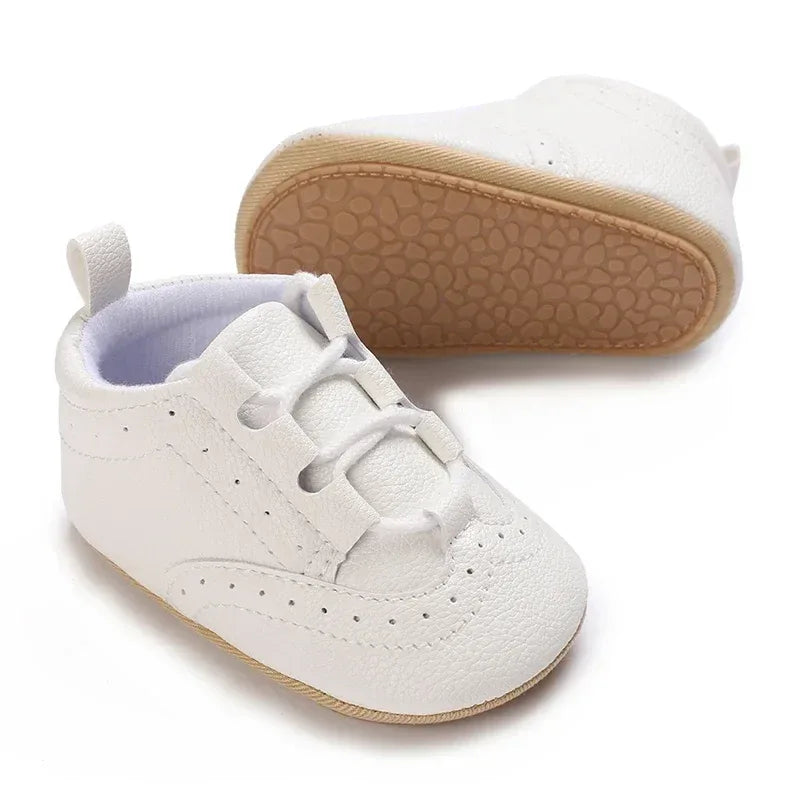 Newborn Baby Boys First Walkers Moccasin Shoes Soft Sole - ToylandEU