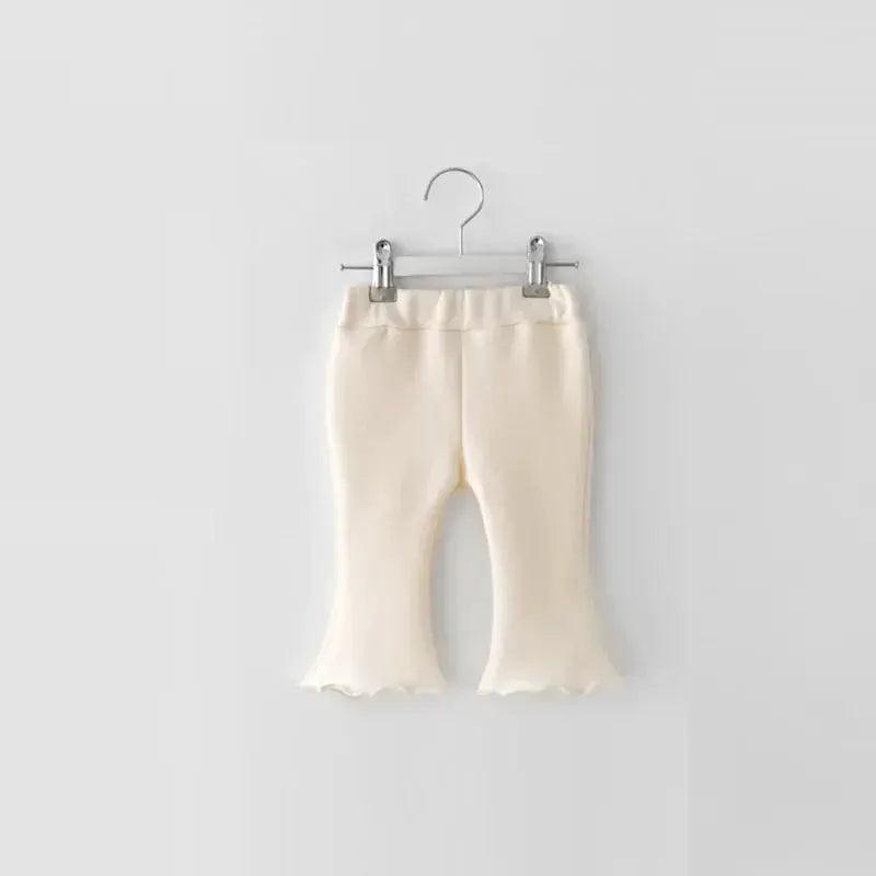  Newborn Baby Girl Plaid Bell Bottom Pants Elastic -  ToylandEU™