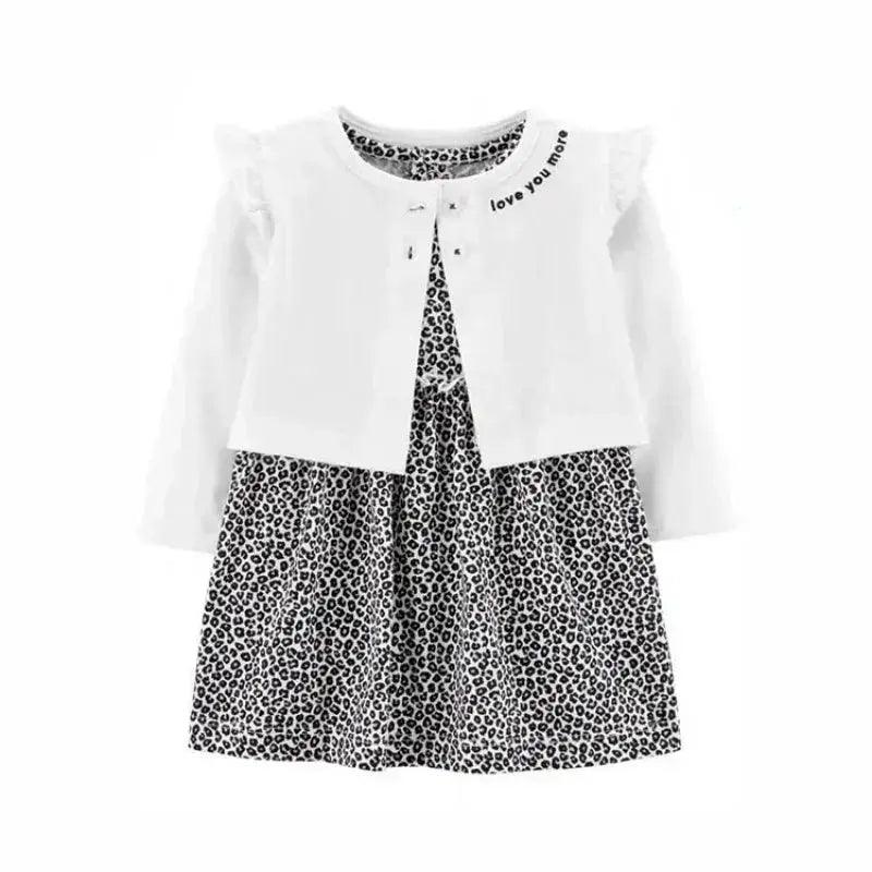  Newborn Baby Girls Floral Button Romper Set Cotton Coat -  ToylandEU™