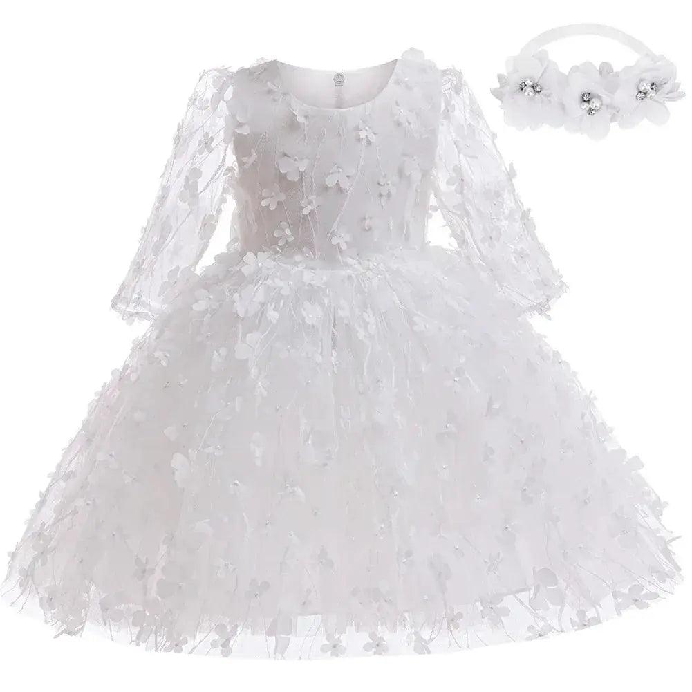  Newborn Baptism Dress Soft Cotton Lace For Baby Girls -  ToylandEU™