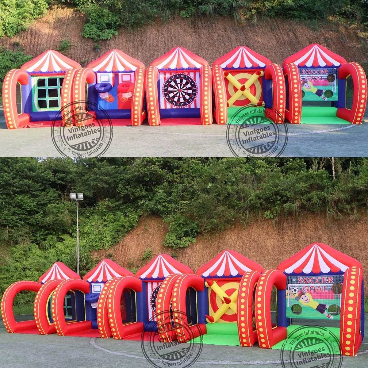 Newest 5 in 1 Inflatable Carnival Bundle Games For All - ToylandEU