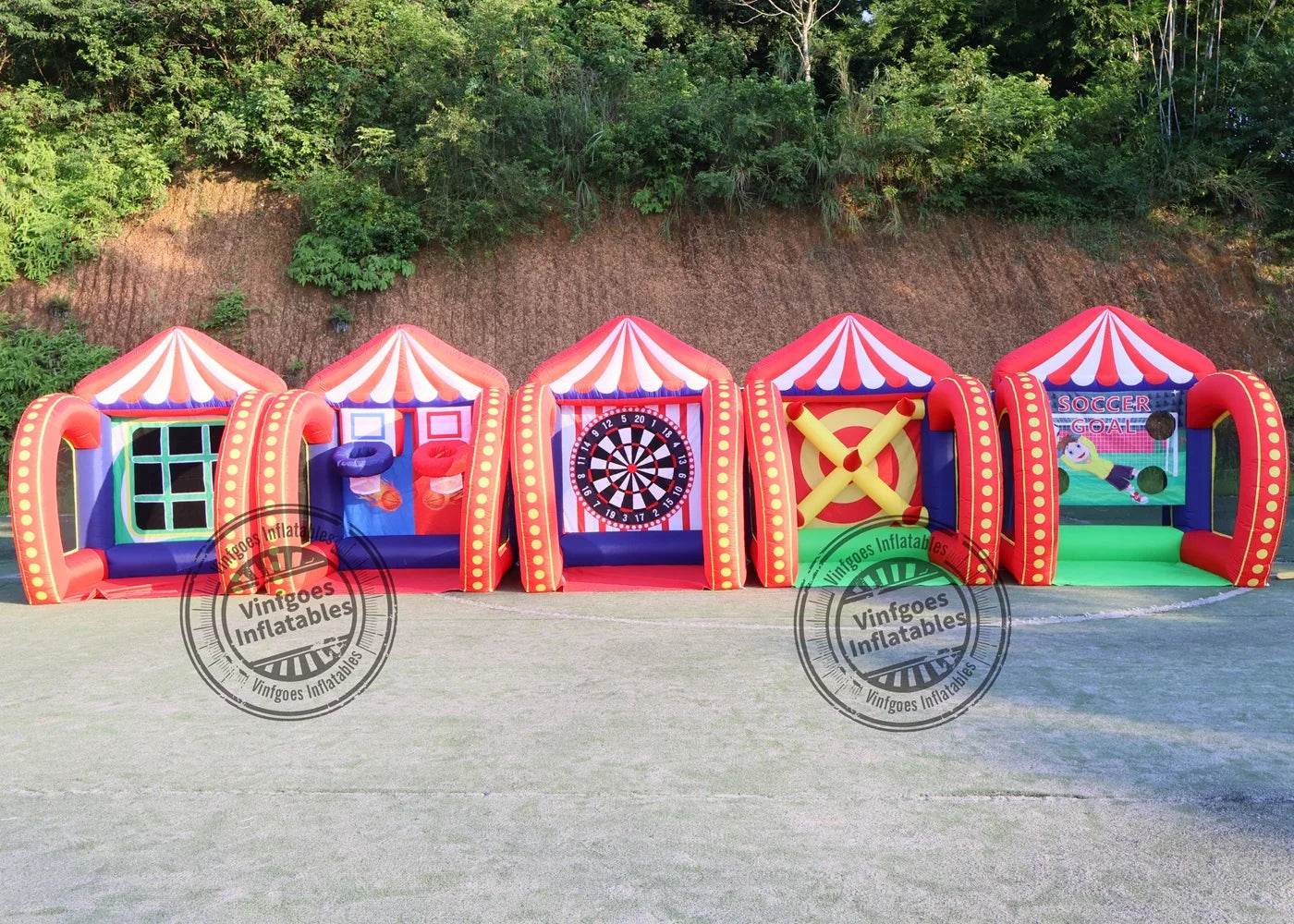 Newest 5 in 1 Inflatable Carnival Bundle Games For All - ToylandEU