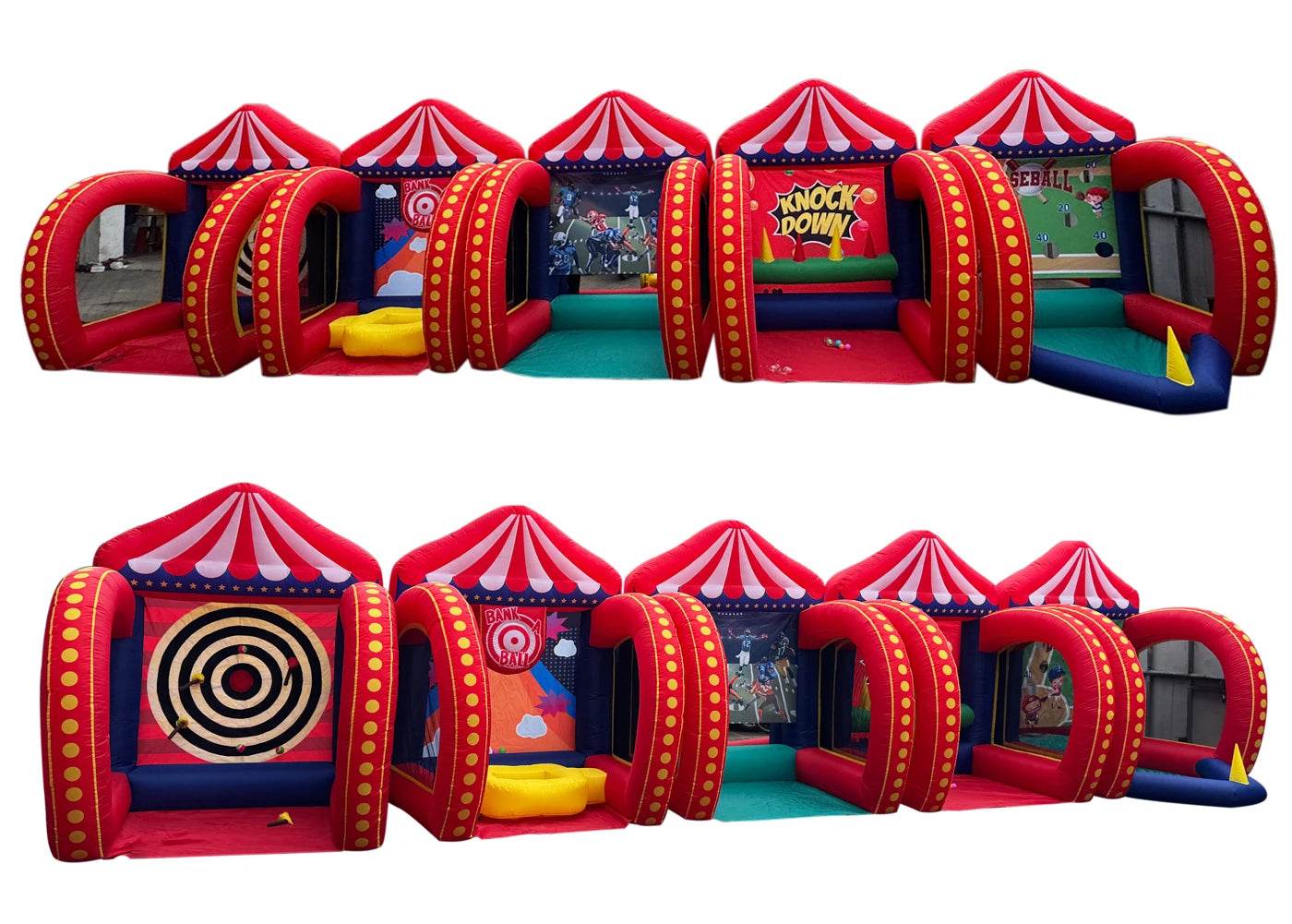 Newest 5 in 1 Inflatable Carnival Bundle Games For All - ToylandEU