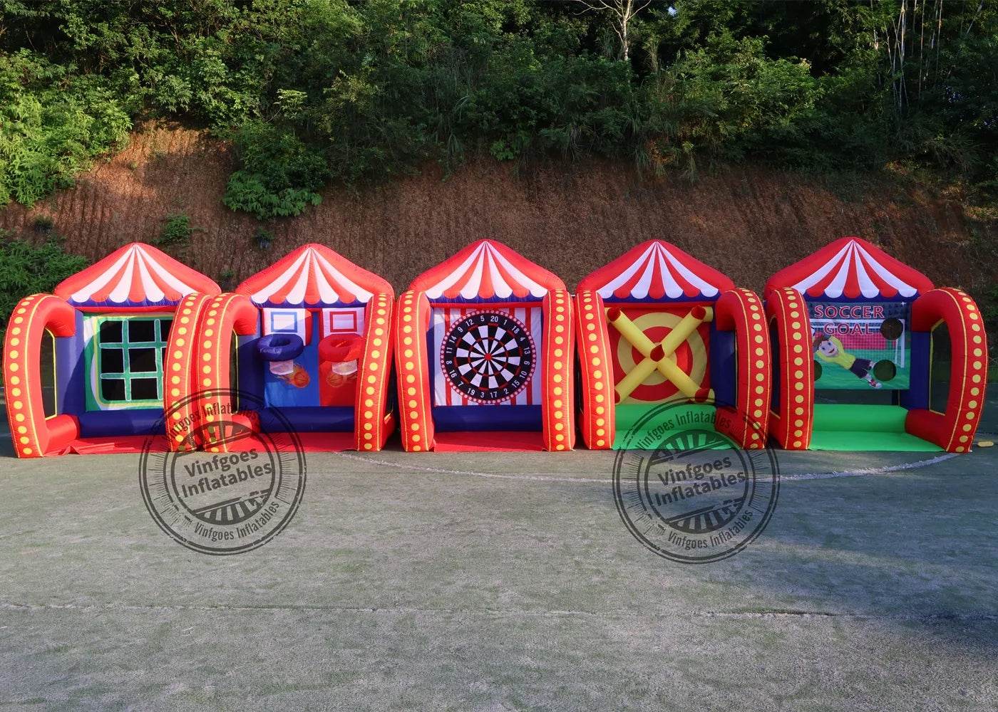 Newest 5 in 1 Inflatable Carnival Bundle Games For All - ToylandEU