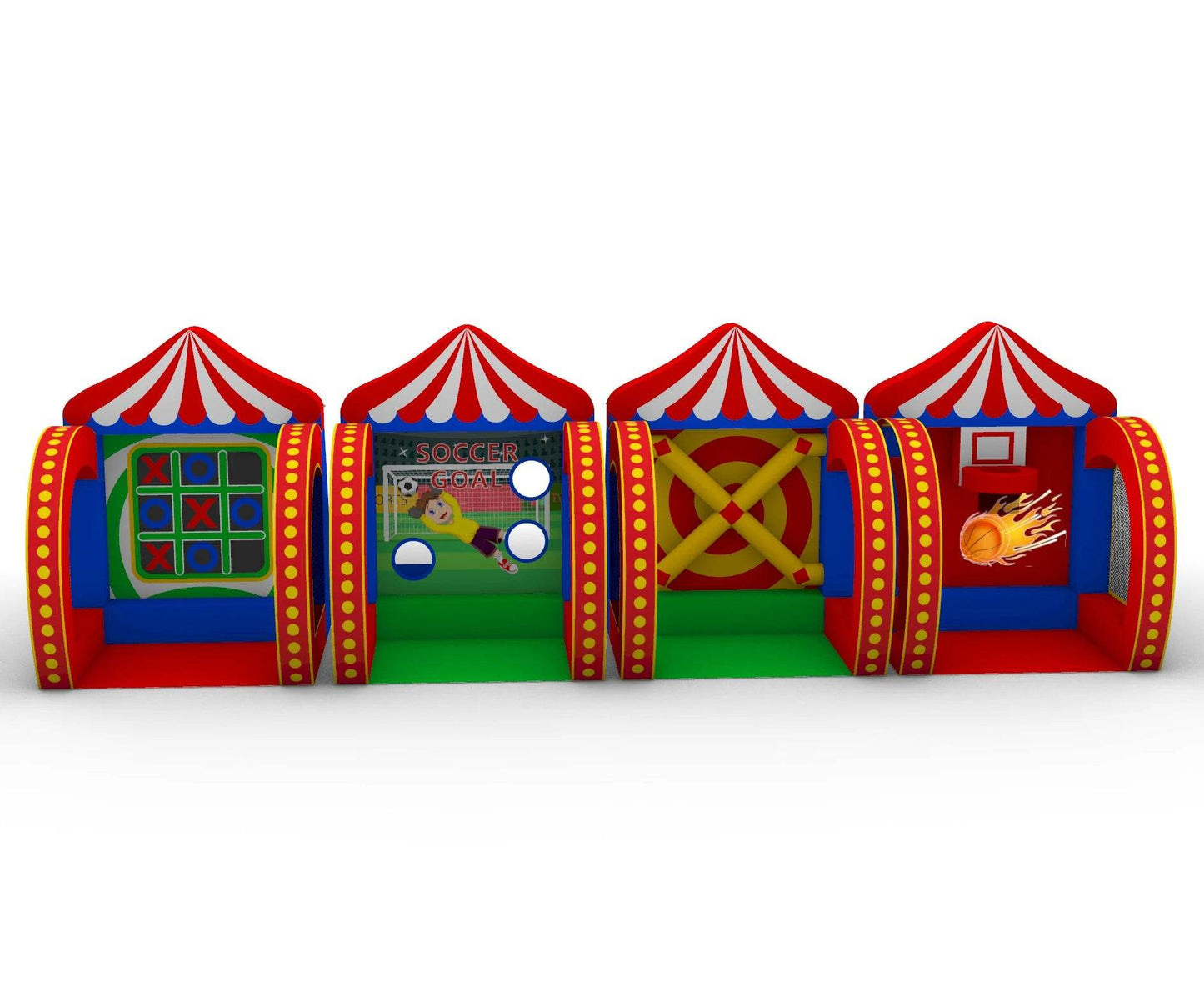 Newest 5 in 1 Inflatable Carnival Bundle Games For All - ToylandEU