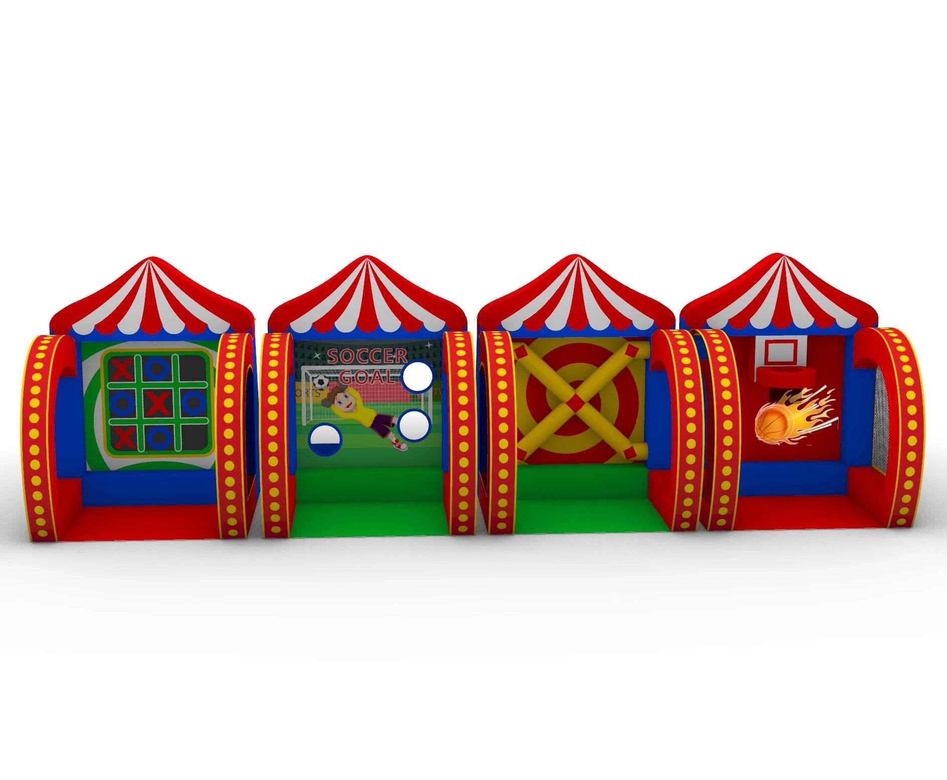Newest 5 in 1 Inflatable Carnival Bundle Games For All - ToylandEU