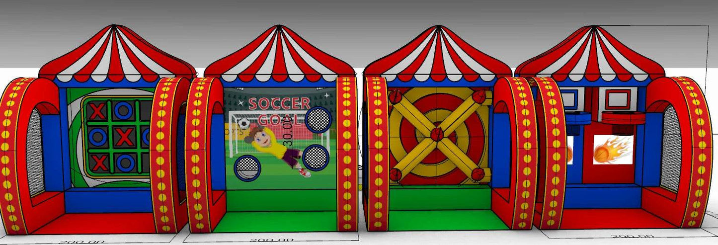 Newest 5 in 1 Inflatable Carnival Bundle Games For All - ToylandEU