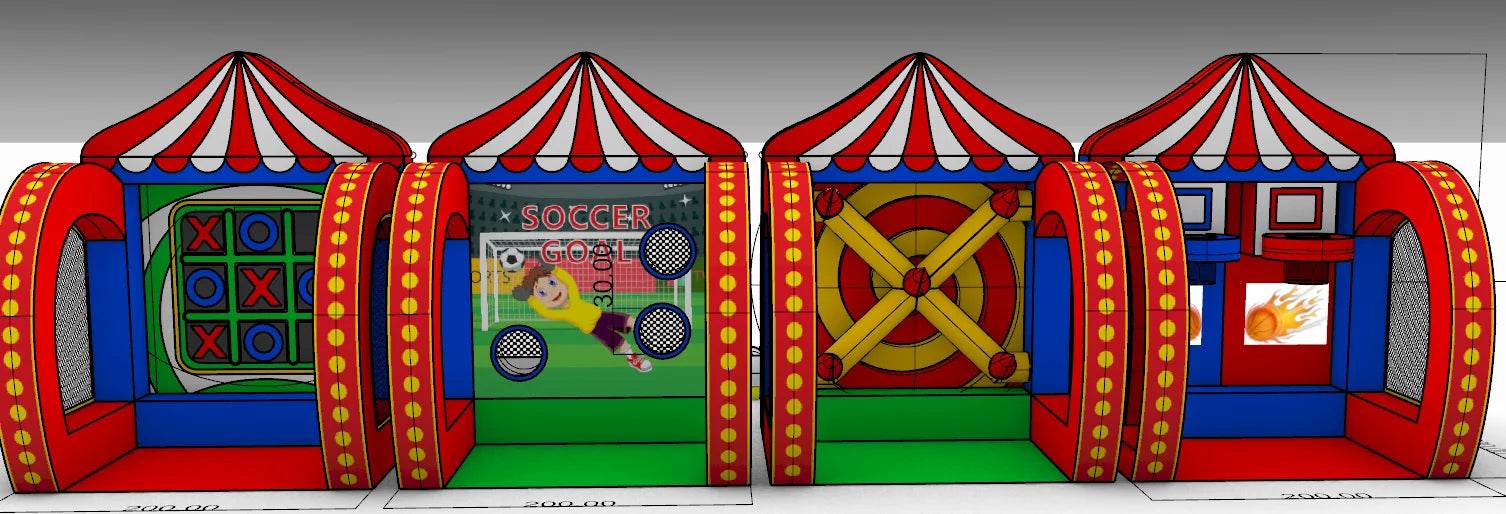 Newest 5 in 1 Inflatable Carnival Bundle Games For All - ToylandEU