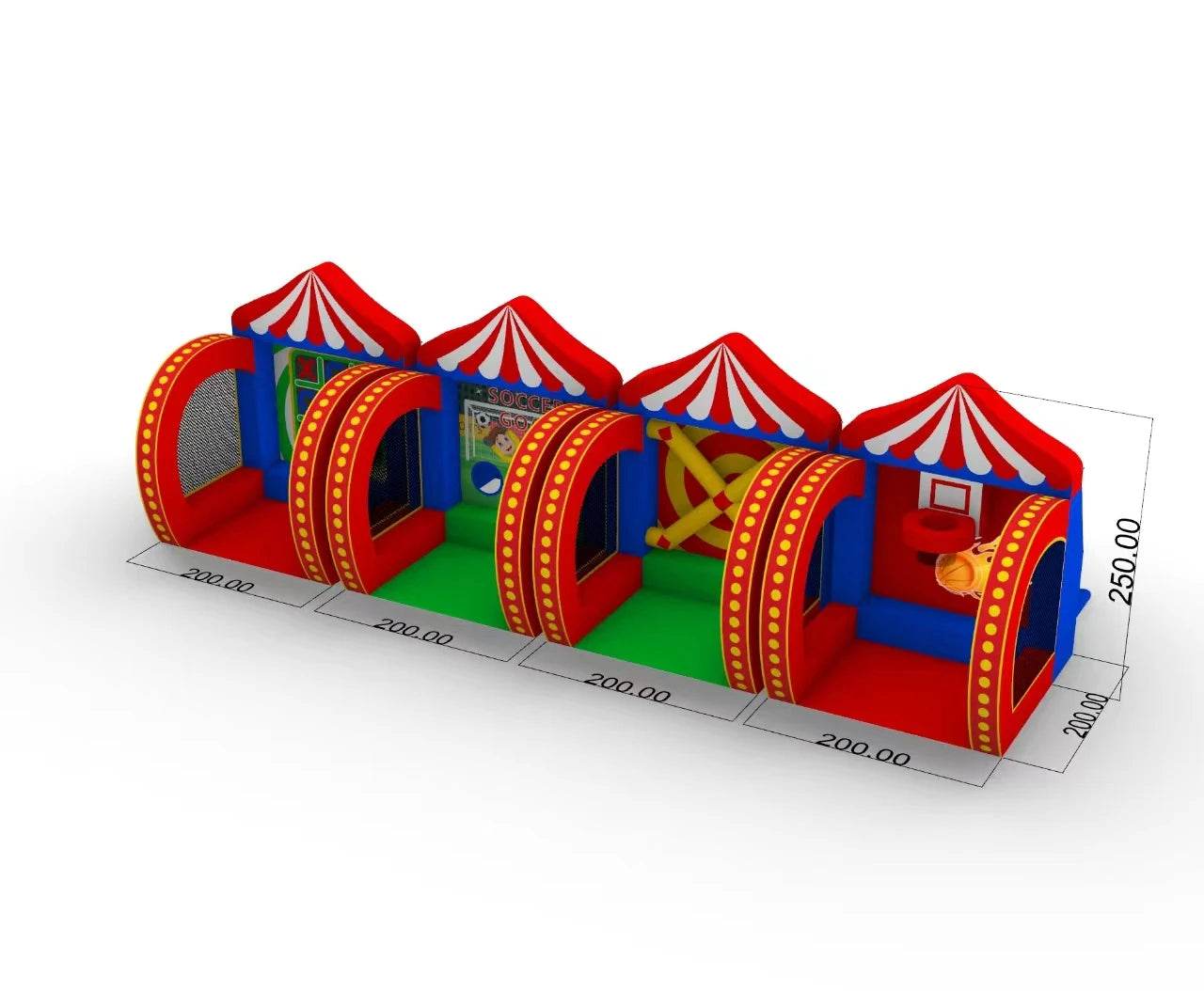 Newest 5 in 1 Inflatable Carnival Bundle Games For All - ToylandEU