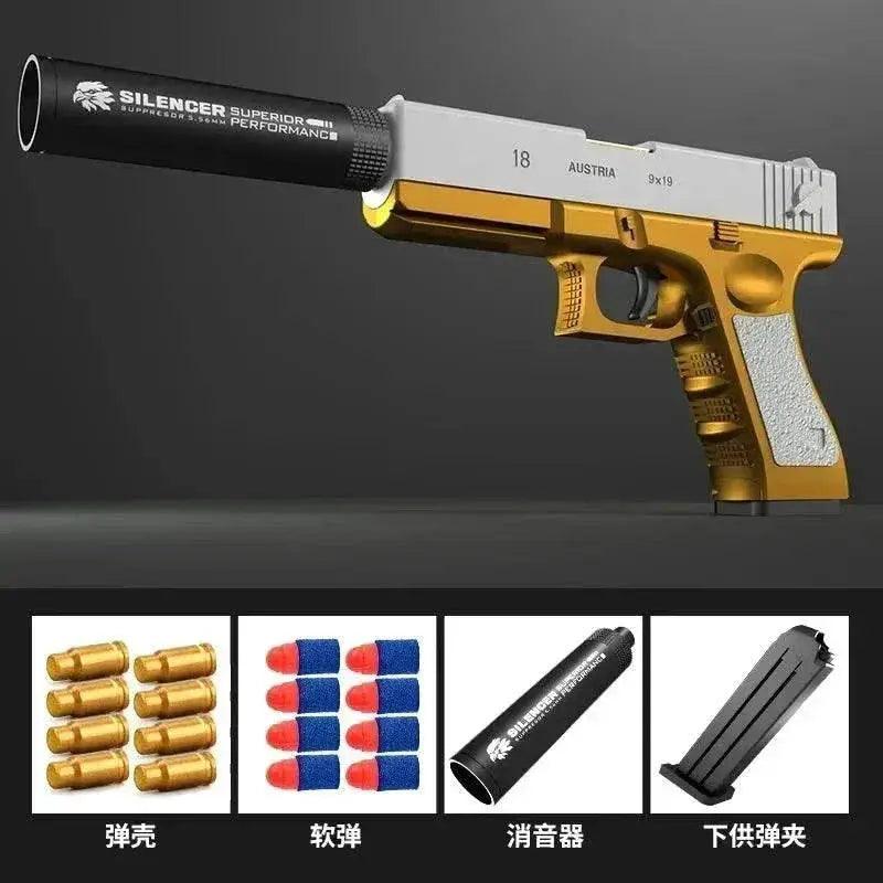  Newest Shell Ejecting Airsoft Pistol Soft Bullet Toy Gun -  ToylandEU™
