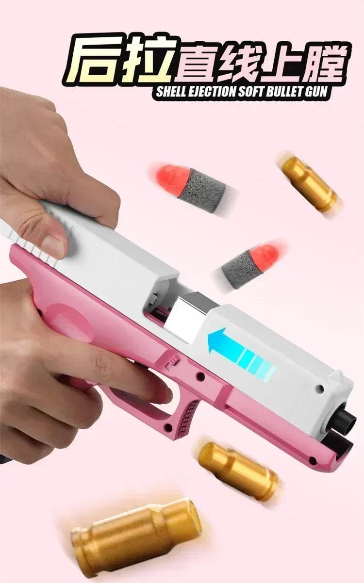 Newest Shell Ejecting Airsoft Pistol Soft Bullet Toy Gun - ToylandEU