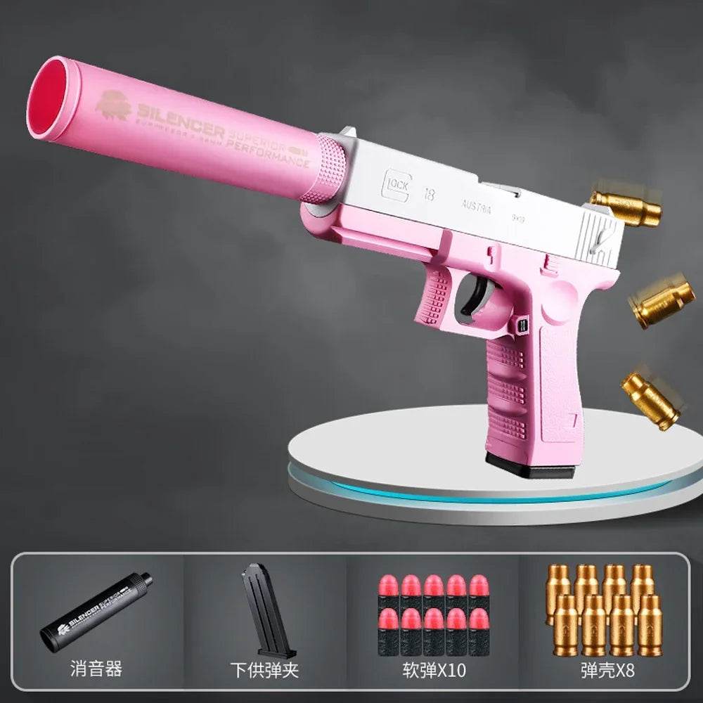Newest Shell Ejecting Airsoft Pistol Soft Bullet Toy Gun - ToylandEU