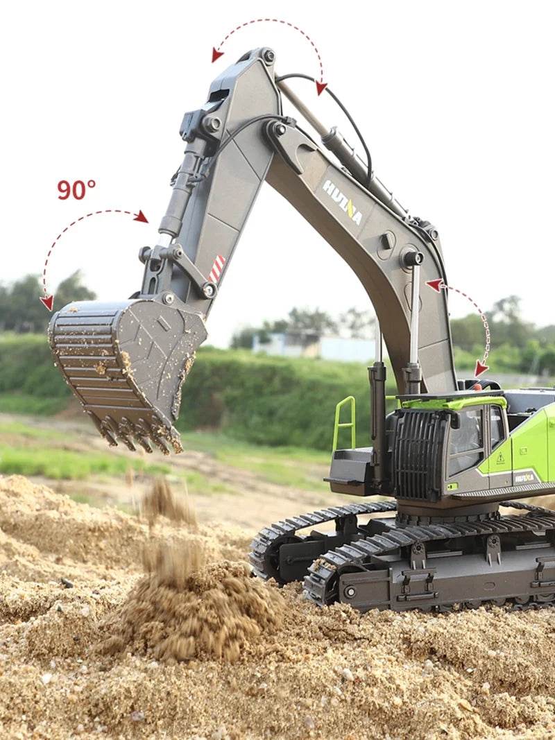 Newly Released Huina 1593 1/14 Scale 22 Channels RC Excavator - ToylandEU