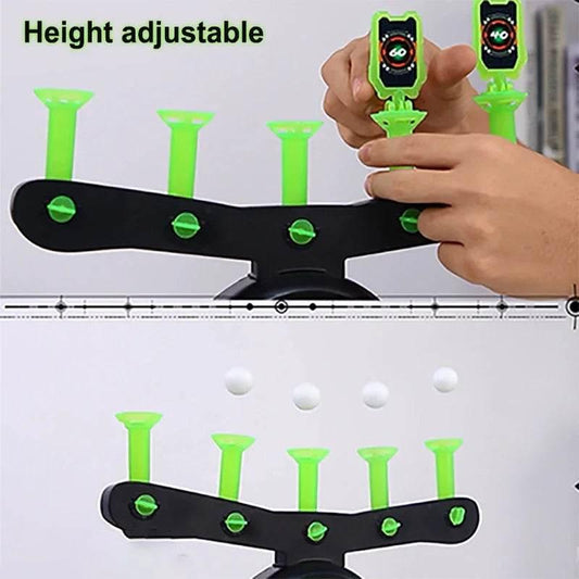 Newly Upgraded Luminous Electric Floating Target Children's Shooting Competition Soft Sponge Toy Gun Set - ToylandEU