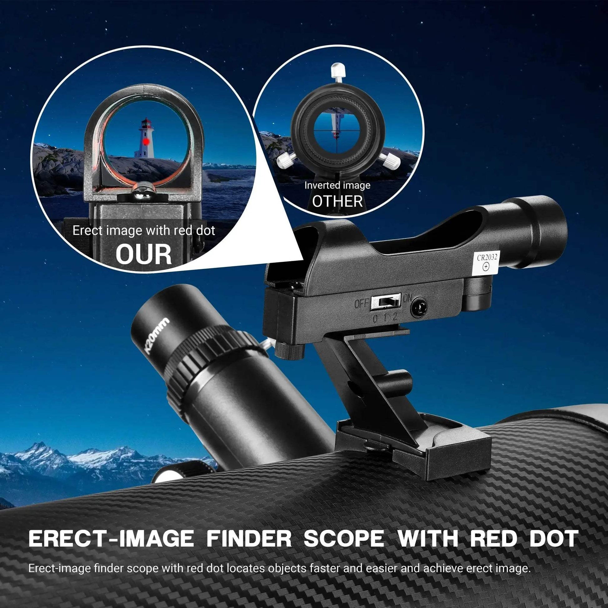 Newtonian Reflector Telescope 114mm Aperture For Moon Viewing - ToylandEU