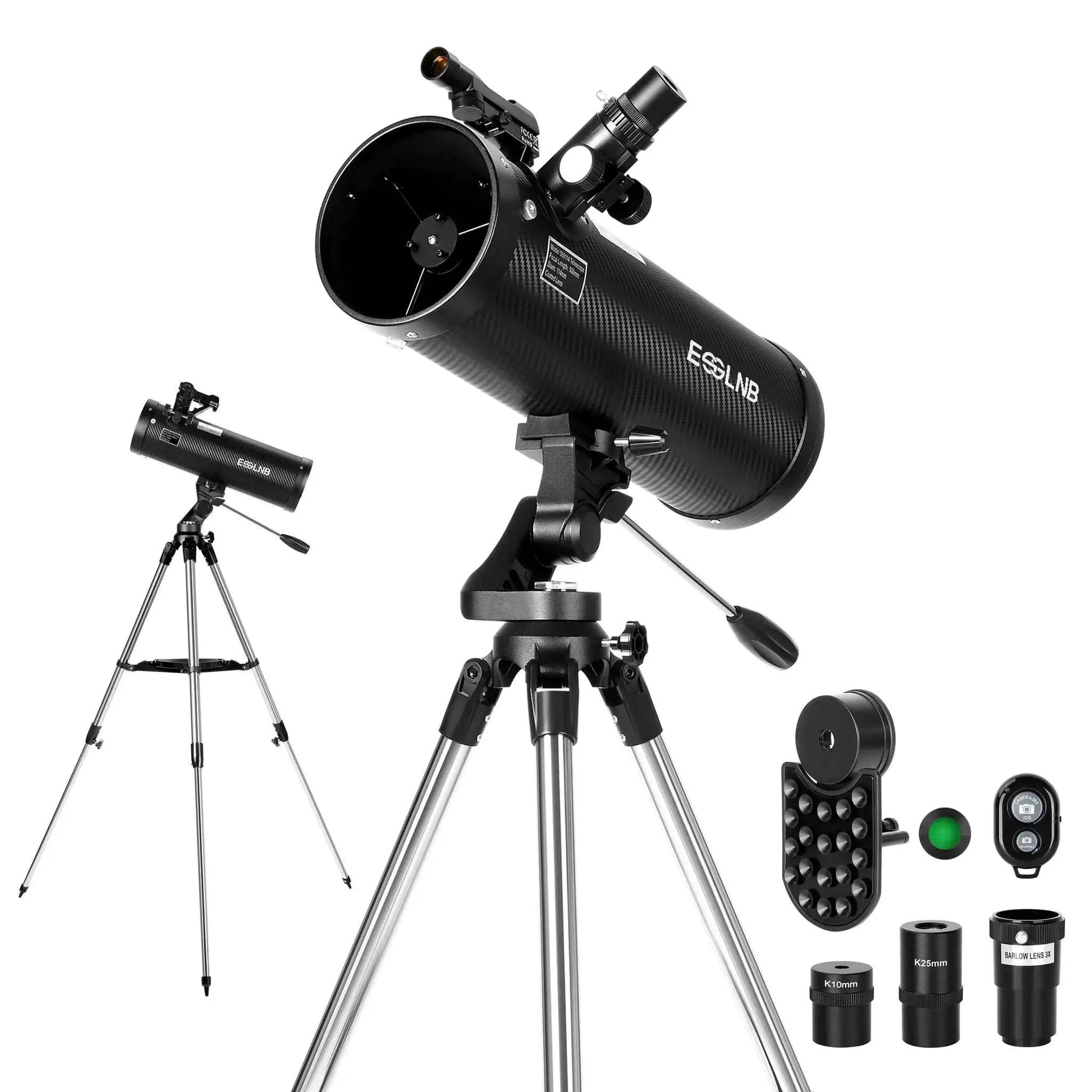 Newtonian Reflector Telescope 114mm Aperture For Moon Viewing - ToylandEU