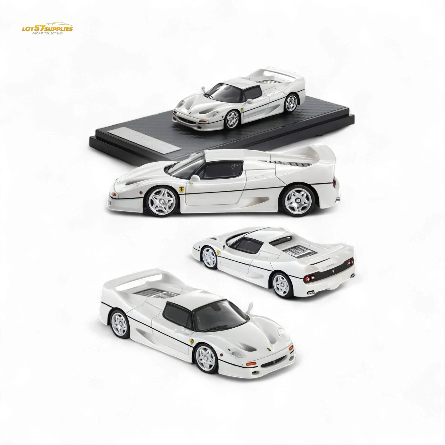 NA Nice Auto F50 - Pearl White - Resin 1:64 - ToylandEU