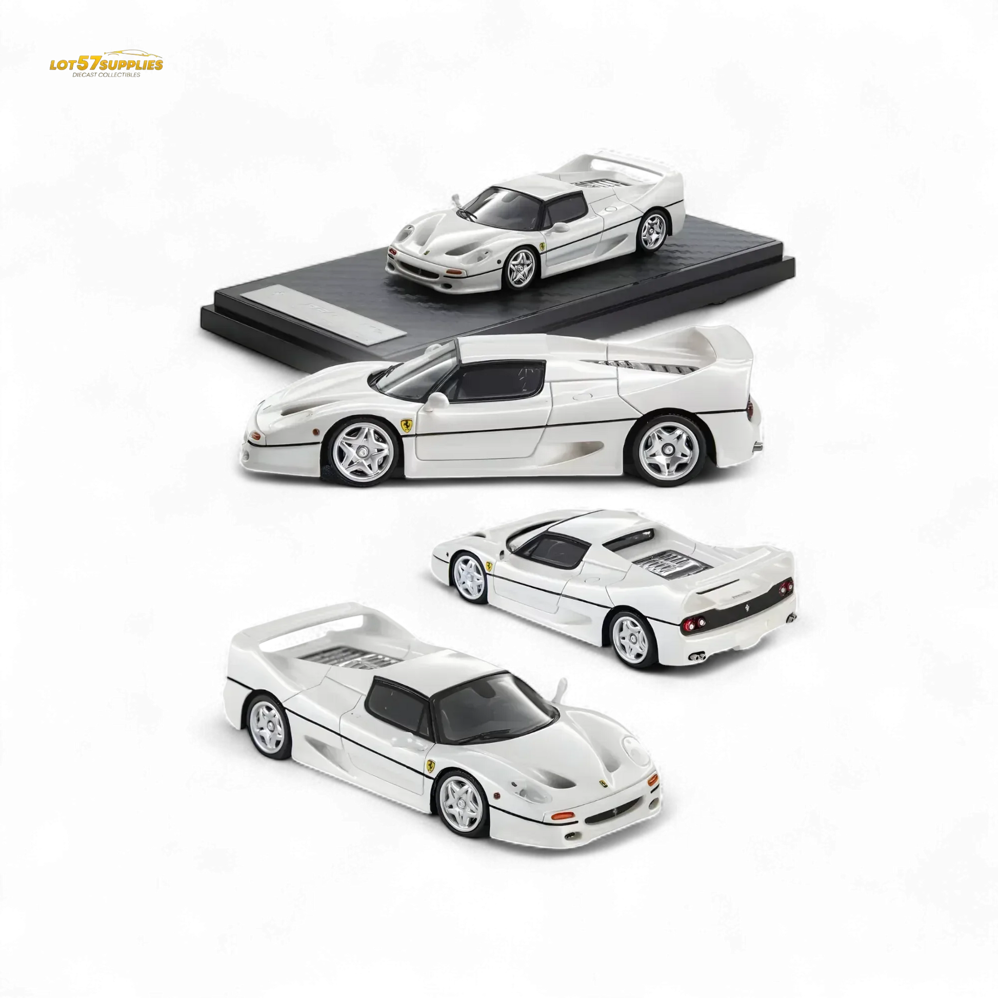 NA Nice Auto F50 - Pearl White - Resin 1:64 - ToylandEU