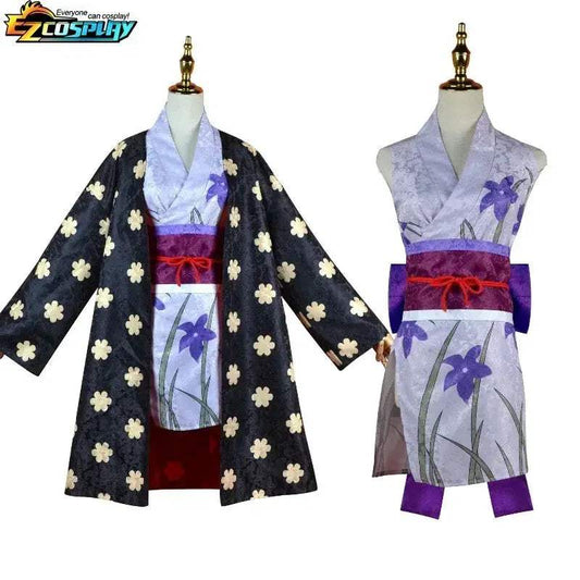  Nico Robin Cosplay Costume Authentic Kimono Dress Wig -  ToylandEU™