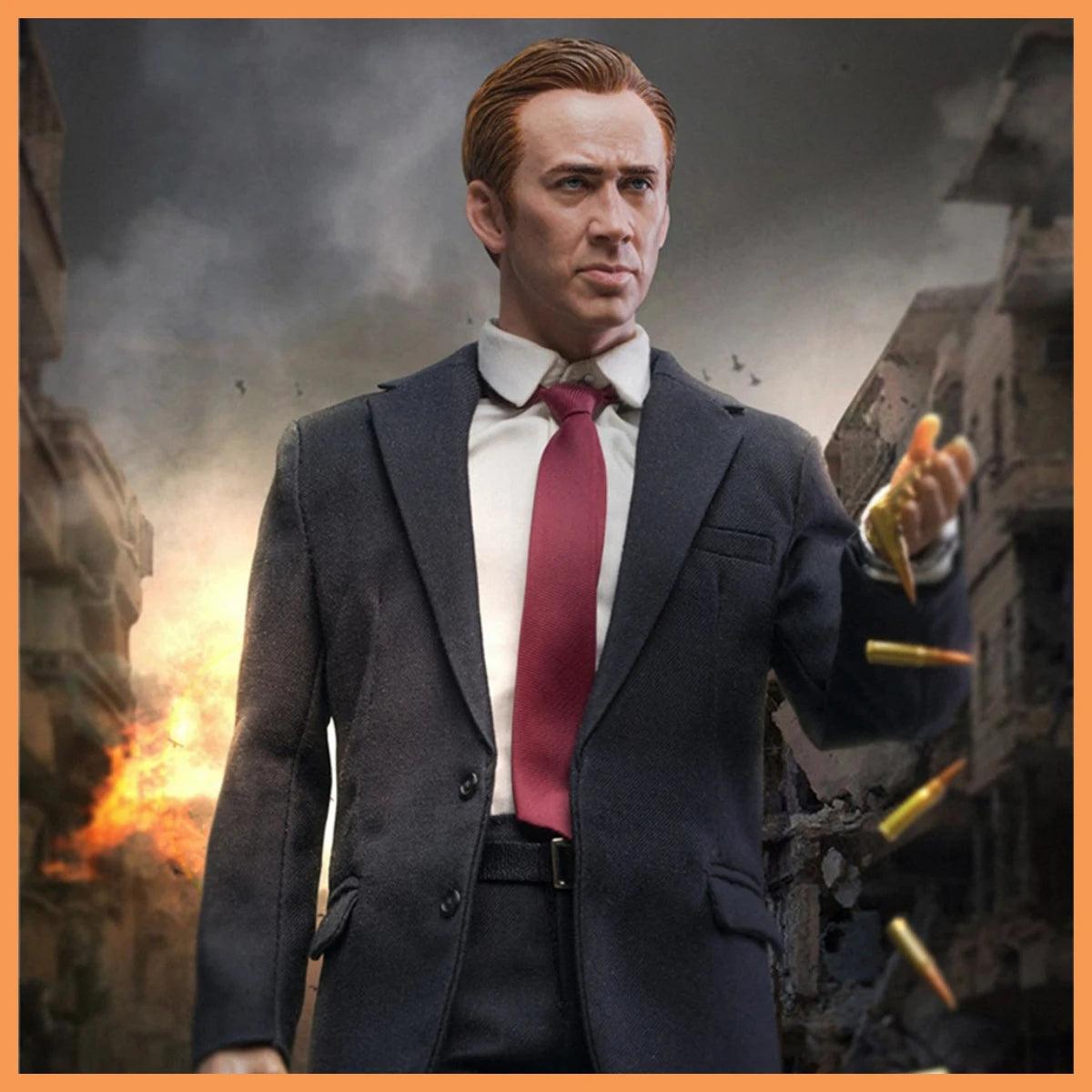  Nicolas Cage Action Figure|Accessory Set 1/6|Toylandeu™ 
