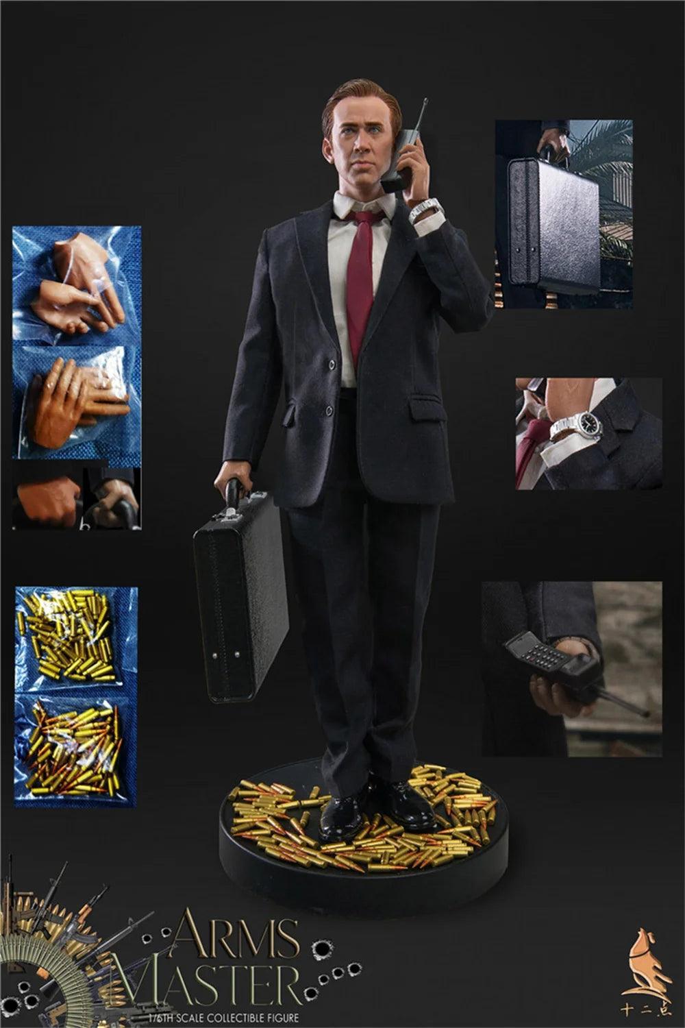  Nicolas Cage Action Figure|Accessory Set 1/6|Toylandeu™ 
