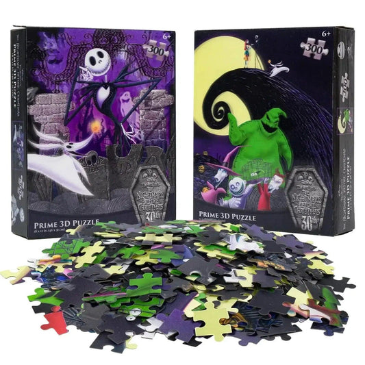  Nightmare Before Christmas 3D Lenticular Jigsaw Puzzles -  ToylandEU™