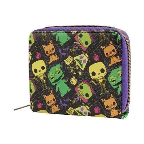  Nightmare Before Christmas Zip Wallet Black Light -  ToylandEU™
