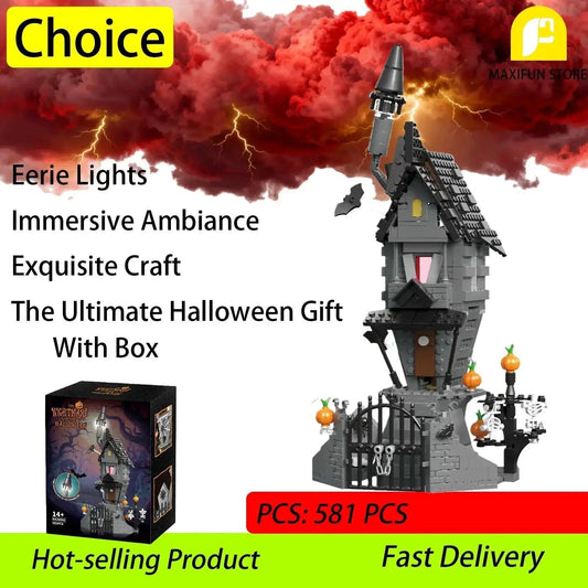  Nightmare Halloween Light Up Castle Building Block Set -  ToylandEU™