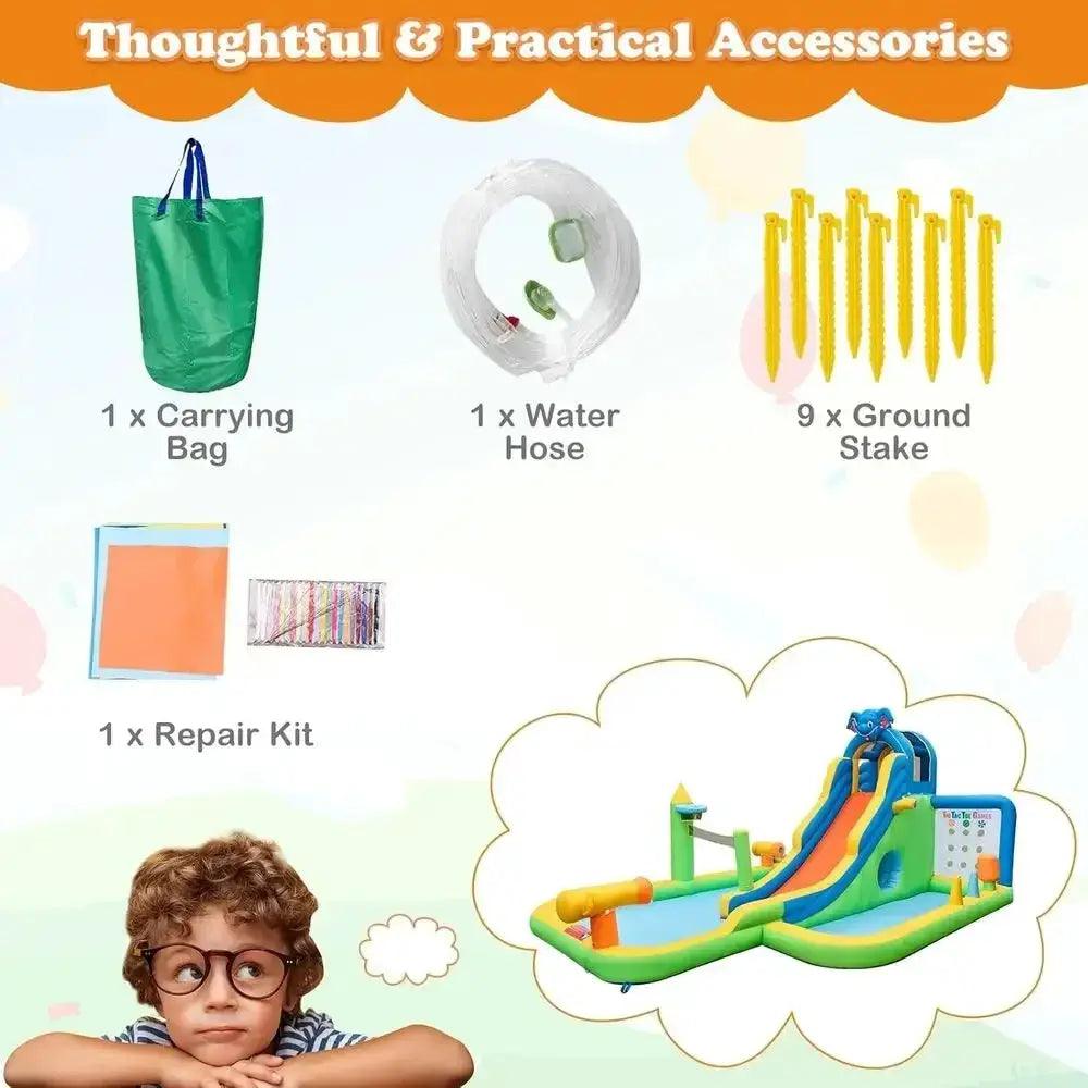  Nine In One Inflatable Water Slide Park Splash Pools Durable -  ToylandEU™