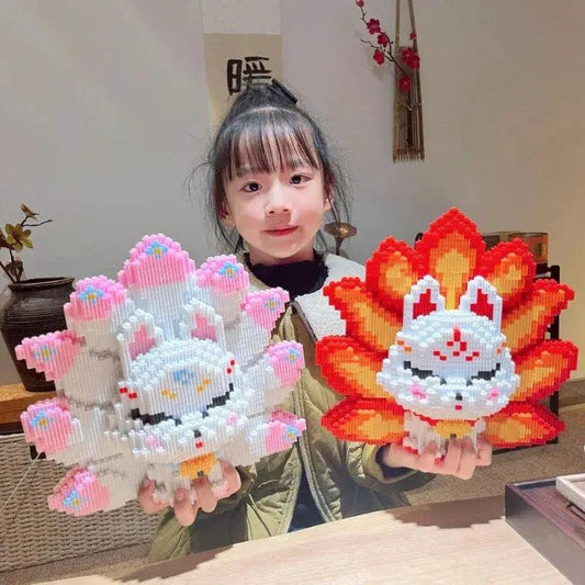  Nine Tailed Fox Puzzle Block Oversized Birthday Gift -  ToylandEU™