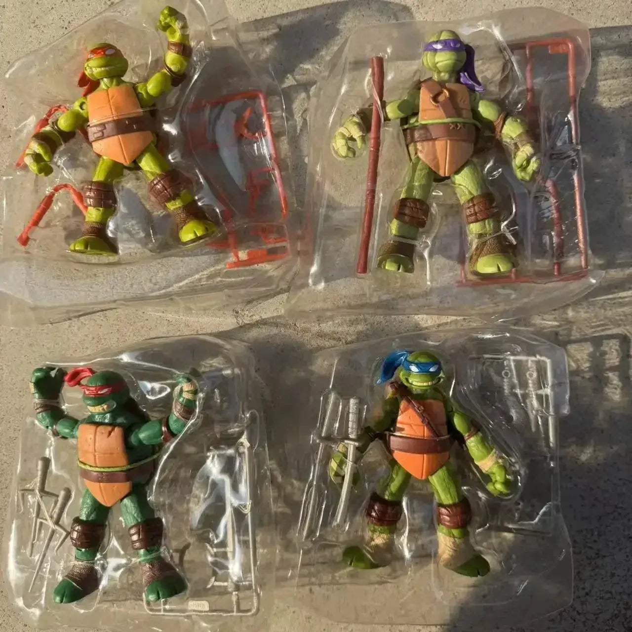 Ninja Turtles Movable Action Figures 4.5 Inch Playmates - ToylandEU