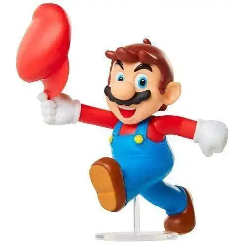 Mario Tipping Hat Nintendo Mini Figure 2.5 Inch Poseable - ToylandEU