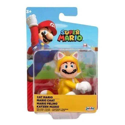 Nintendo Cat Mario Mini Figure With Multiple Articulation Points - ToylandEU
