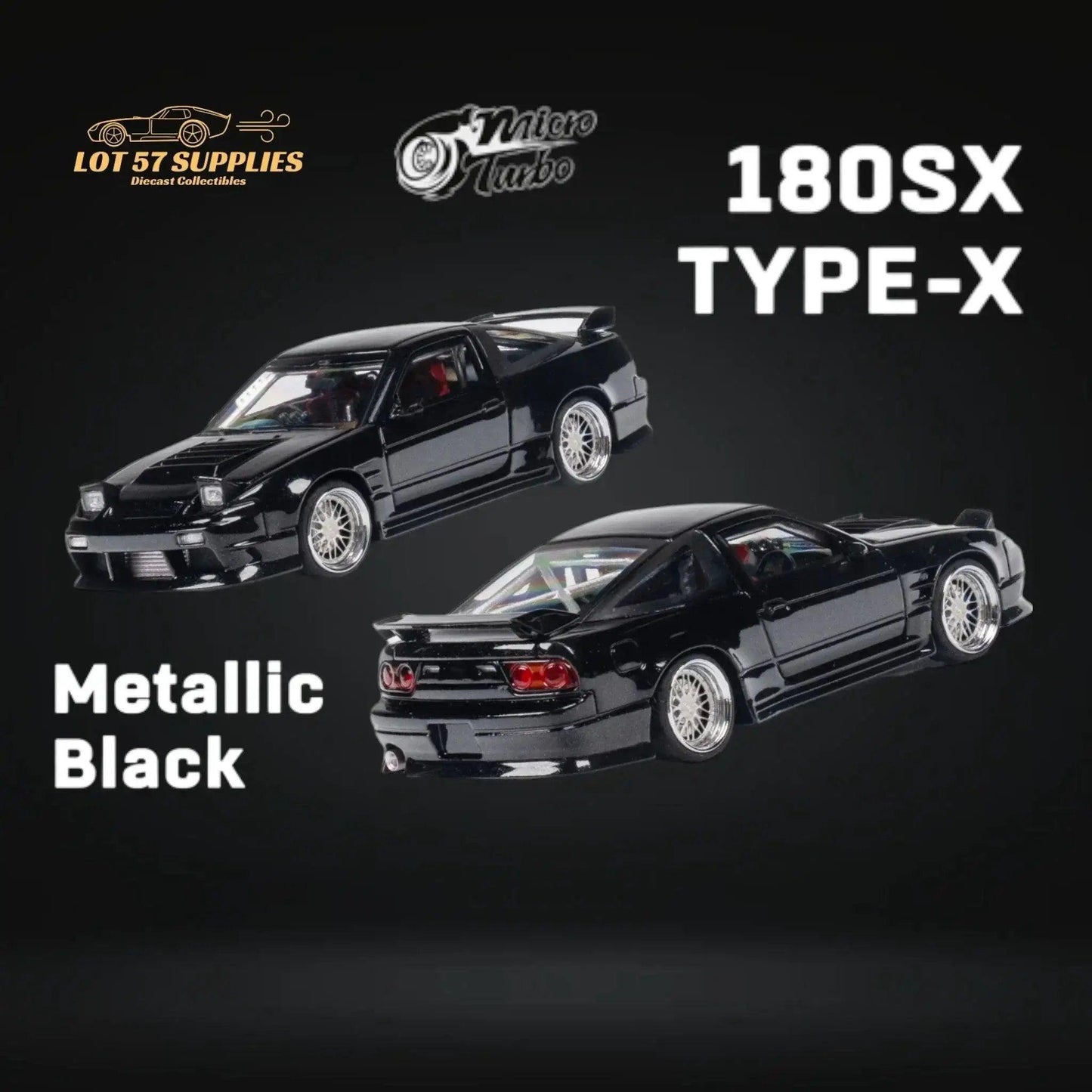  Nissan 180SX Diecast 1 To 64 Retractable Headlights -  ToylandEU™