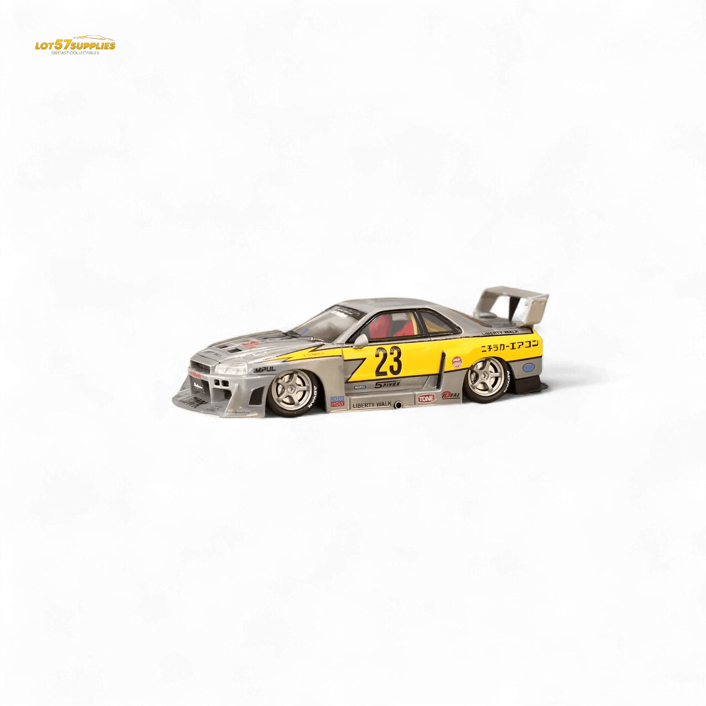  Nissan ER34 LBWK Diecast 64 Scale Varnish Edition -  ToylandEU™