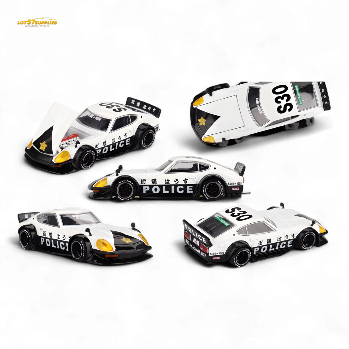 Nissan Fairlady Z GT Diecast | 1:64 Police Edition | Toylandeu™