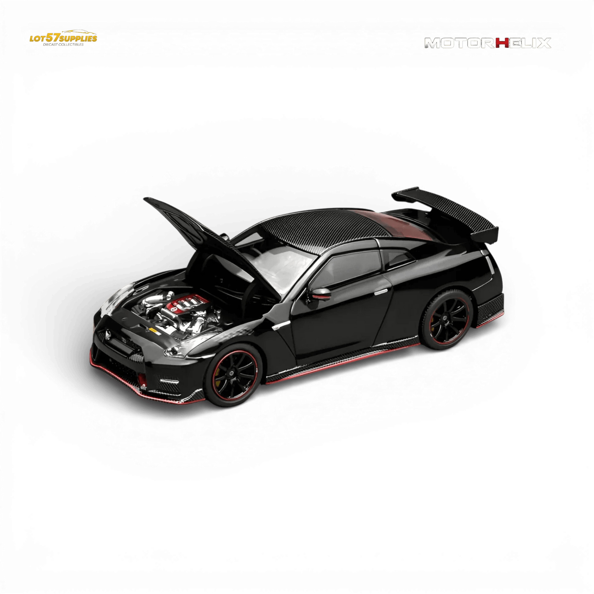  Nissan GT-R NISMO 1:64 Diecast Meteor Black -  ToylandEU™