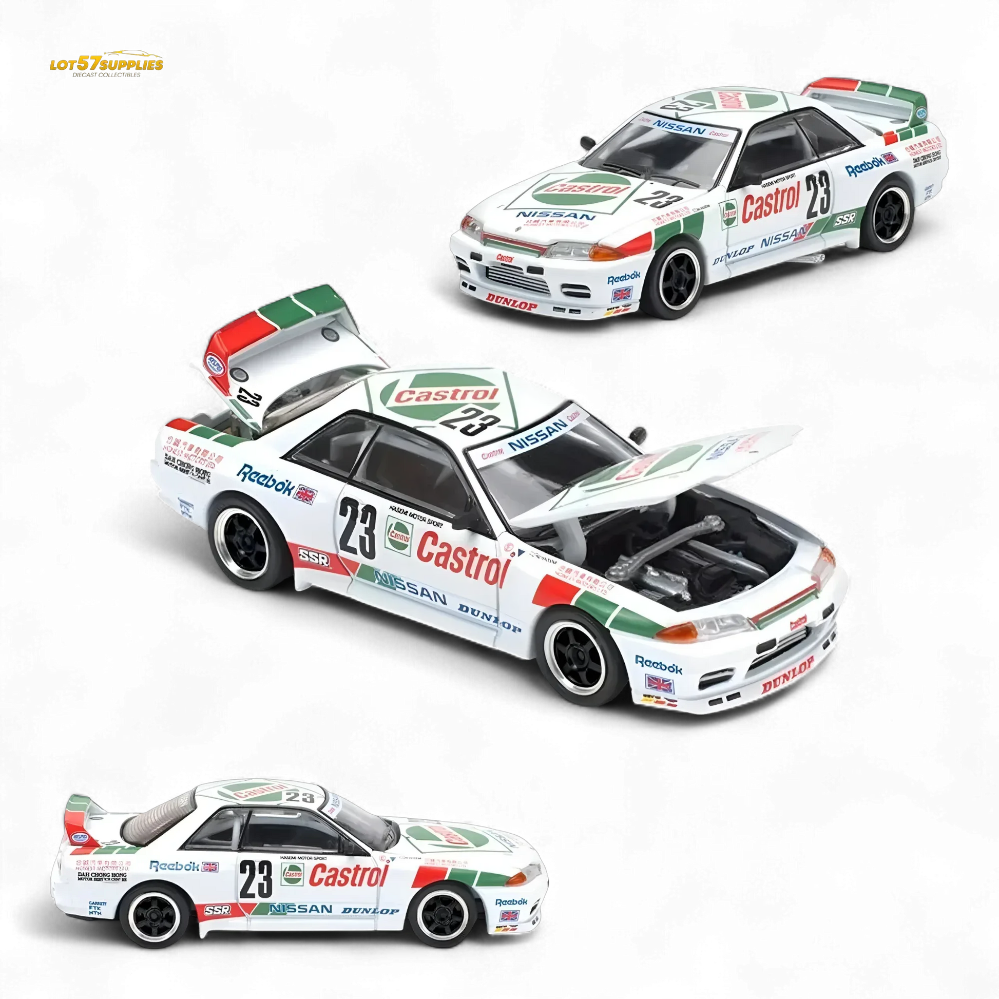 Nissan GT-R R32 Diecast Macau Guia Race Winner White - ToylandEU